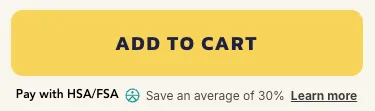 PDP widget example on a product page