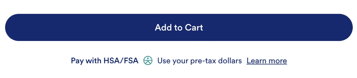 Truemed product page widget example