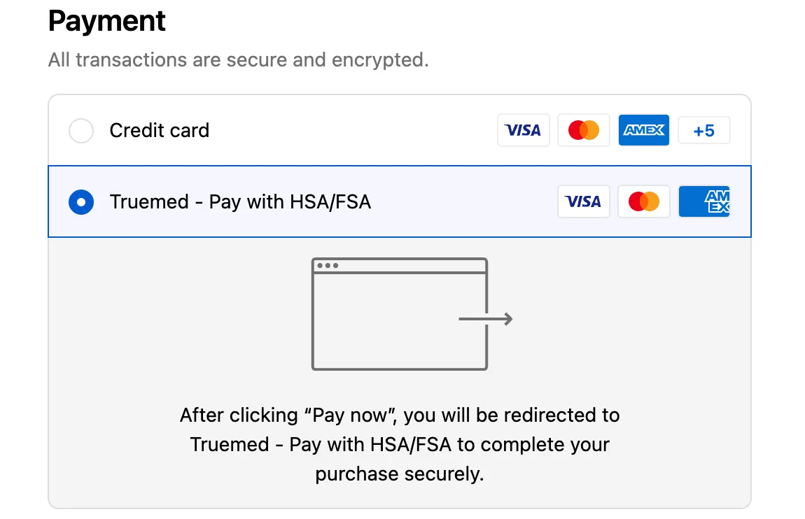 Truemed checkout example